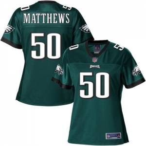 Pro Line Women's Philadelphia Eagles Casey Matthews Team Color J