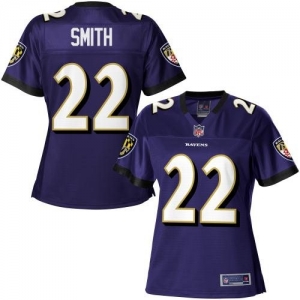 Pro Line Women's Baltimore Ravens Jimmy Smith Team Color Jersey