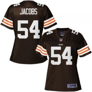 Pro Line Women's Cleveland Browns Benjamin Jacobs Team Color Jer