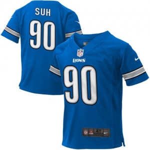 Nike Ndamukong Suh Detroit Lions Toddler Game Jersey - Light Blu