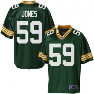 Pro Line Men's Green Bay Packers Brad Jones Team Color Jersey