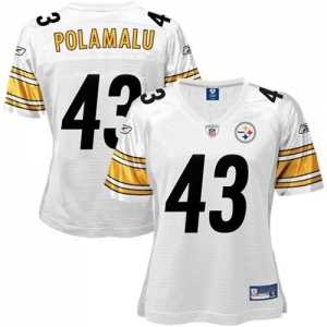 Reebok Troy Polamalu Pittsburgh Steelers Women's Replica Jersey