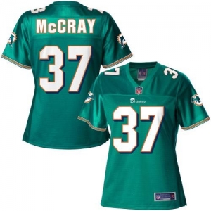 Pro Line Women's Miami Dolphins Kelcie McCray Team Color Jersey