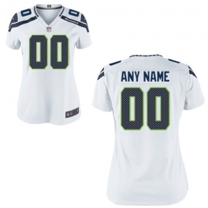 Nike Women's Seattle Seahawks Customized White Game Jersey