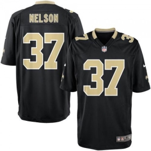 Nike Youth New Orleans Saints Jerico Nelson Team Color Game Jers