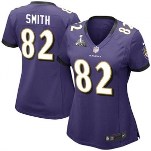 Nike Torrey Smith Baltimore Ravens Ladies Super Bowl XLVII Game