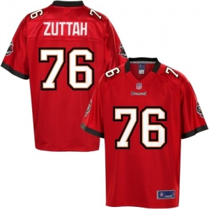 Pro Line Men's Tampa Bay Buccaneers Jeremy Zuttah Team Color Jer