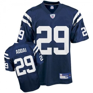 Reebok Indianapolis Colts #29 Joseph Addai Royal Blue Youth Repl