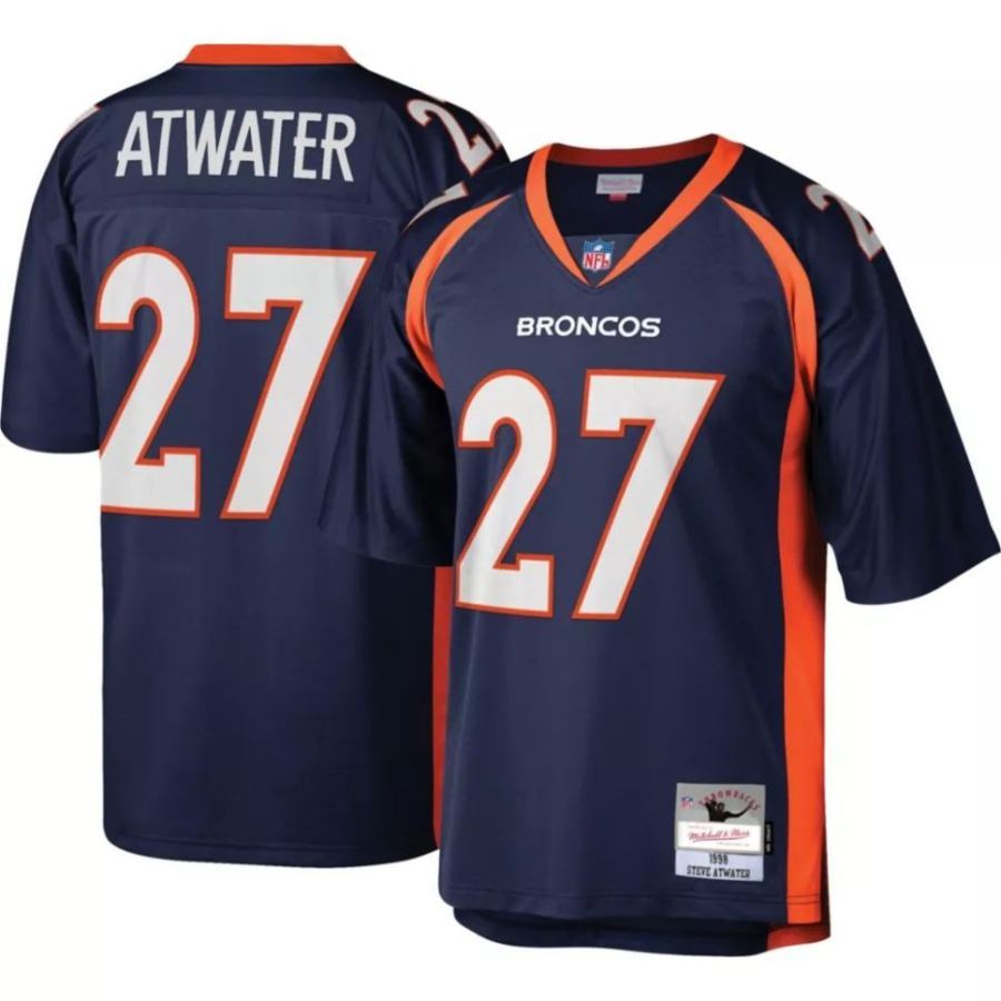 Mitchell & Ness Men's Denver Broncos Steve Atwater #27 Navy 1998