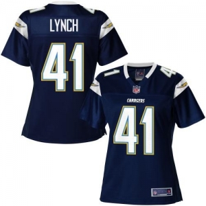 Pro Line Women's San Diego Chargers Corey Lynch Team Color Jerse