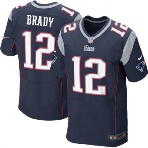 Nike Tom Brady New England Patriots Elite Jersey - Navy Blue