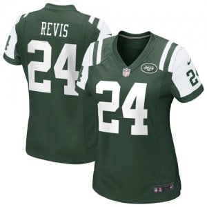 Nike Darrelle Revis New York Jets Women's Game Jersey - Green