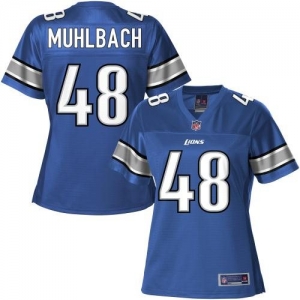 Pro Line Women's Detroit Lions Don Muhlbach Team Color Jersey