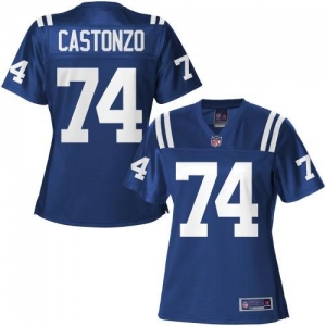 Pro Line Women's Indianapolis Colts Anthony Castonzo Team Color