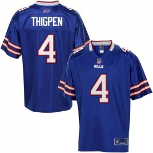 Pro Line Men's Buffalo Bills Tyler Thigpen Team Color Jersey