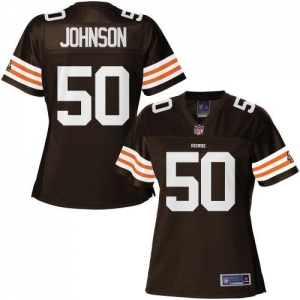 Pro Line Women's Cleveland Browns James-Michael Johnson Team Col