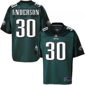 Pro Line Men's Philadelphia Eagles Colt Anderson Team Color Jers