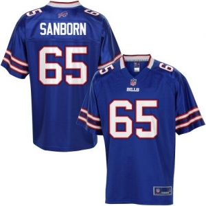 Pro Line Men's Buffalo Bills Garrison Sanborn Team Color Jersey