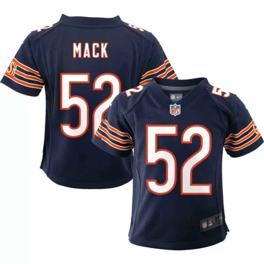 Nike Toddler Chicago Bears Khalil Mack #52 Navy Game Jersey