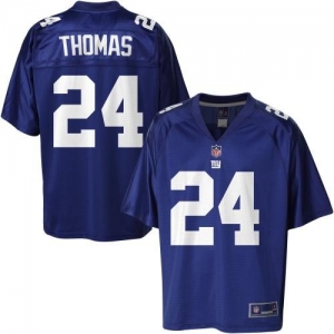 Pro Line Men's New York Giants Terrell Thomas Team Color Jersey