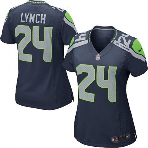 Nike Marshawn Lynch Seattle Seahawks Womens Game Jersey - Colleg