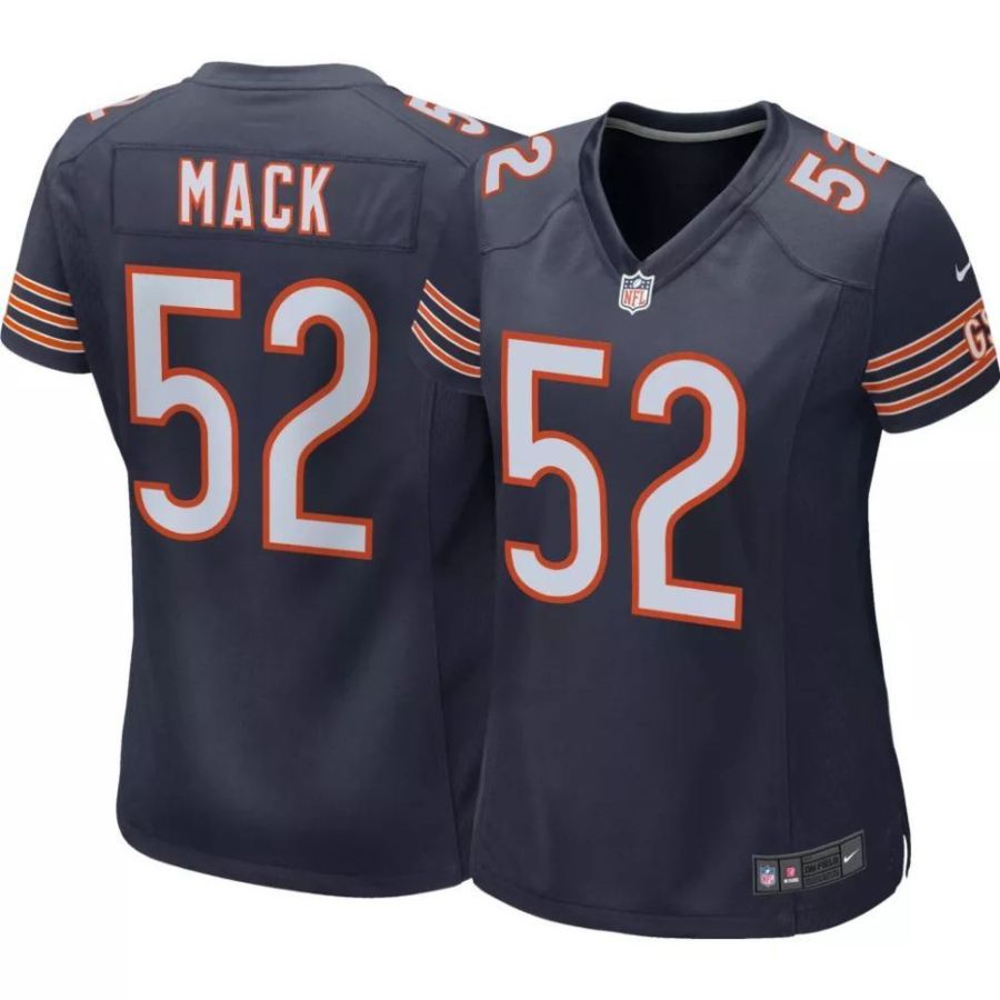 Nike Women's Chicago Bears Khalil Mack #52 Navy Game Jersey