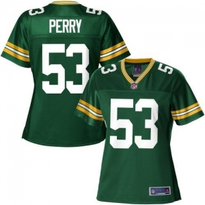 Pro Line Women's Green Bay Packers Nick Perry Team Color Jersey