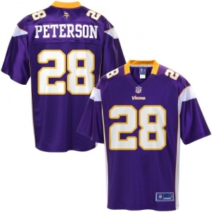 Pro Line Men's Minnesota Vikings Adrian Peterson Team Color Jers