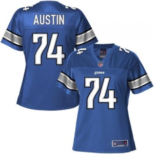 Pro Line Women's Detroit Lions Rodney Austin Team Color Jersey