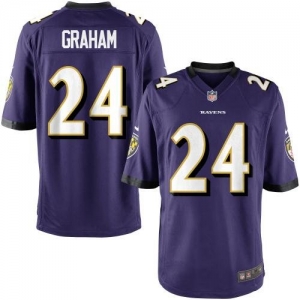 Nike Youth Baltimore Ravens Corey Graham Team Color Game Jersey