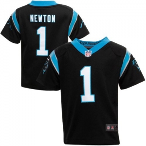 Nike Cam Newton Carolina Panthers Toddler Game Jersey - Black