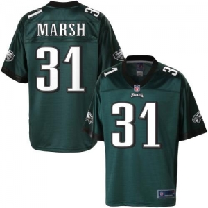 Pro Line Men's Philadelphia Eagles Curtis Marsh Team Color Jerse