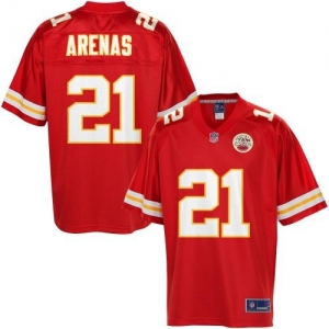 Pro Line Men's Kansas City Chiefs Javier Arenas Team Color Jerse