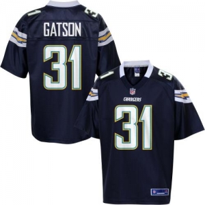 Pro Line Men's San Diego Chargers Greg Gatson Team Color Jersey