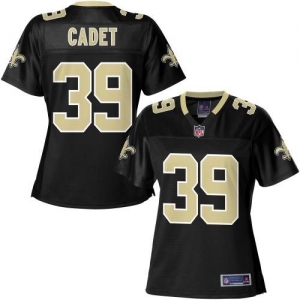 Pro Line Women's New Orleans Saints Travaris Cadet Team Color Je