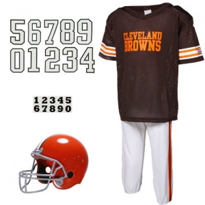 Cleveland Browns Youth Brown Deluxe Team Uniform Set