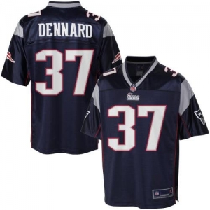 Pro Line Men's New England Patriots Alfonzo Dennard Team Color J