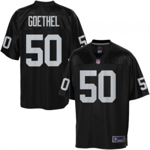 Pro Line Men's Oakland Raiders Travis Goethel Team Color Jersey