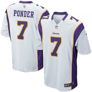 Nike Christian Ponder Minnesota Vikings Youth Game Jersey - Whit