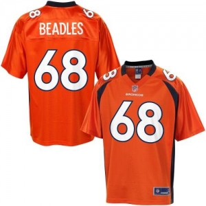 Pro Line Men's Denver Broncos Zane Beadles Team Color Jersey