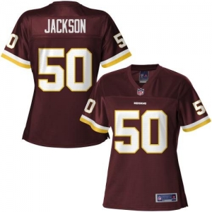 Pro Line Women's Washington Redskins Rob Jackson Team Color Jers