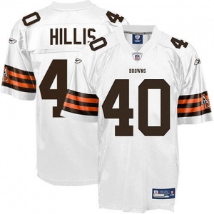 Reebok Peyton Hillis Cleveland Browns Youth Replica Jersey - Whi