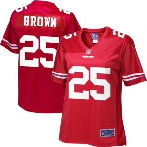 Pro Line Women's San Francisco 49ers Tarell Brown Team Color Jer