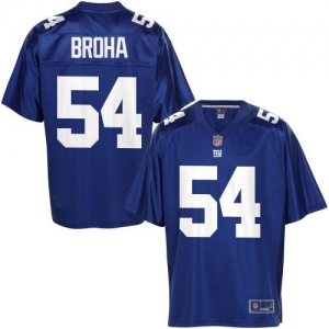 Pro Line Men's New York Giants Matt Broha Team Color Jersey