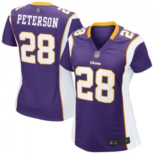 Nike Women's Minnesota Vikings Adrian Peterson Game Team Color J