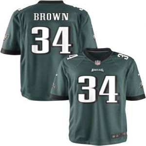 Nike Youth Philadelphia Eagles Ronnie Brown Team Color Game Jers