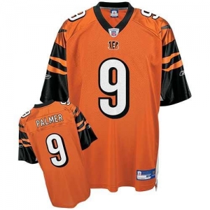 Reebok NFL Equipment Cincinnati Bengals #9 Carson Palmer Orange