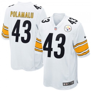 Nike Troy Polamalu Pittsburgh Steelers Game Jersey - White