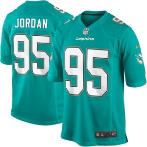 Nike Dion Jordan Miami Dolphins 2013 NFL Draft #1 Pick Game Jers