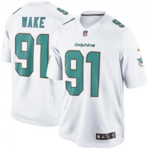 Nike Cameron Wake Miami Dolphins New 2013 Game Jersey - White